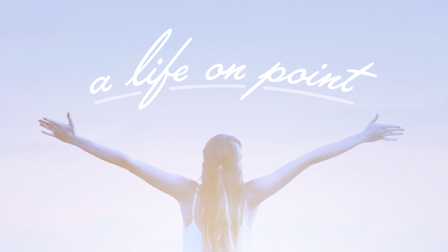 Sermon series graphic for A Life on Point