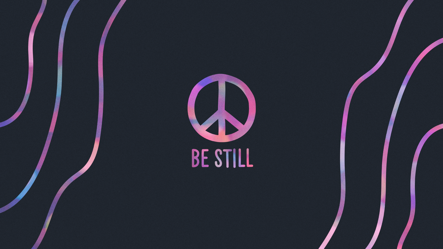 Be Still sermon graphic