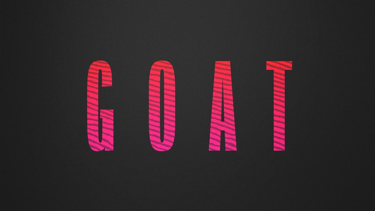 Sermon Graphic on G.O.A.T.