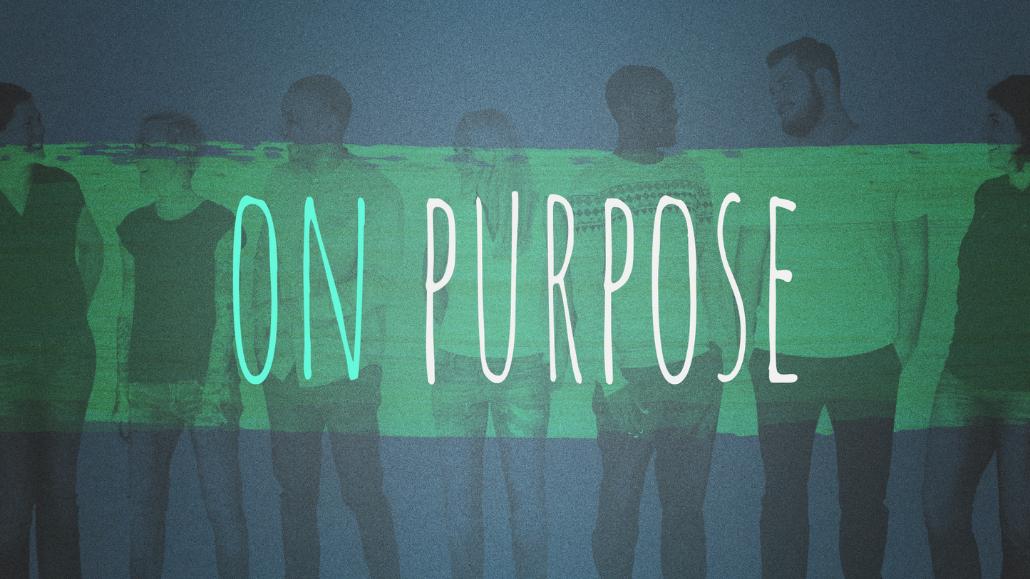 Sermon Graphic on On Purpose