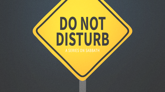 Sermon Graphic on Do Not Disturb