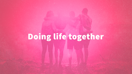 Sermon Graphic on Doing Life Together