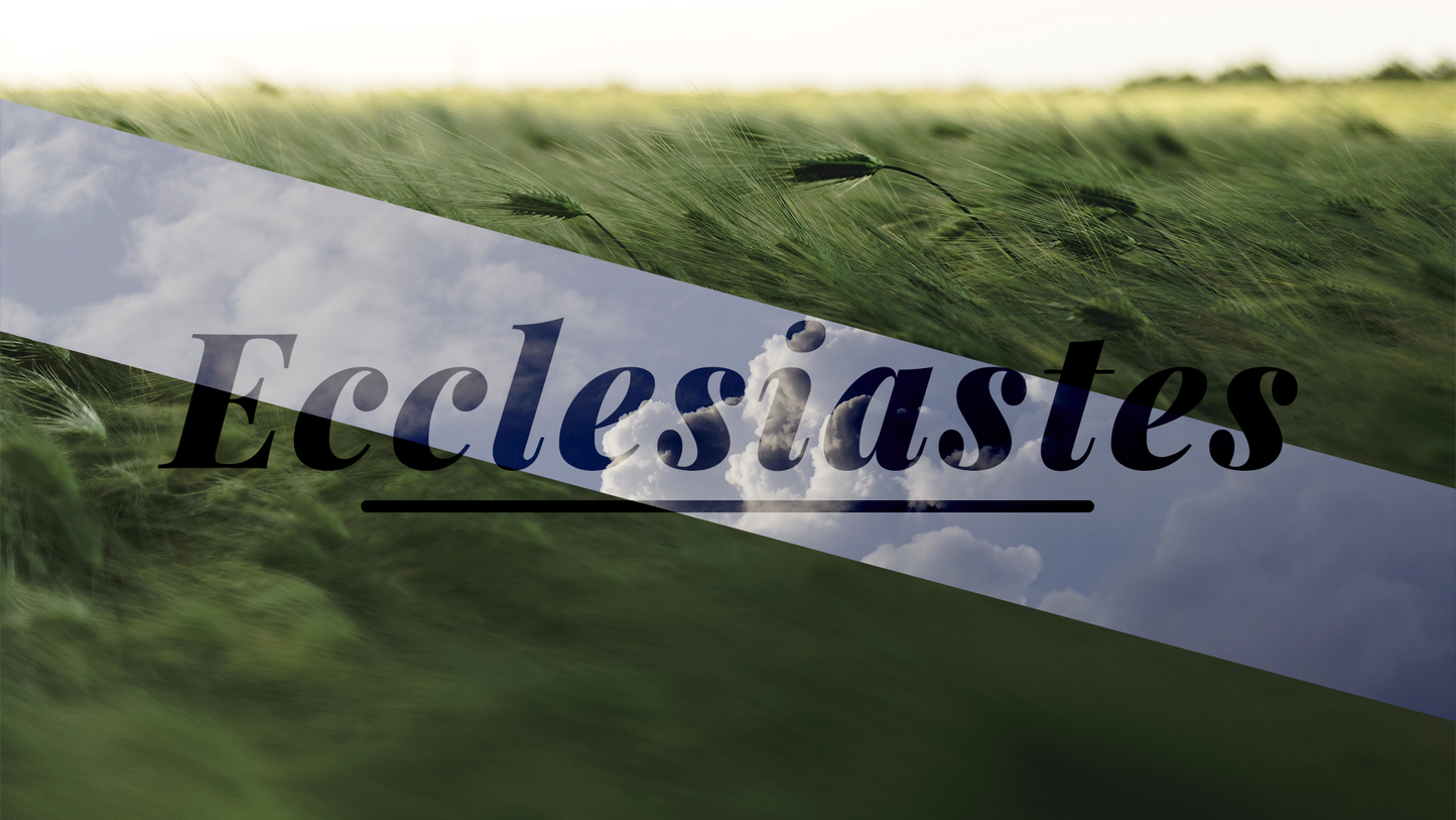 Sermon Graphic on the Book of Ecclesiastes Ver_2