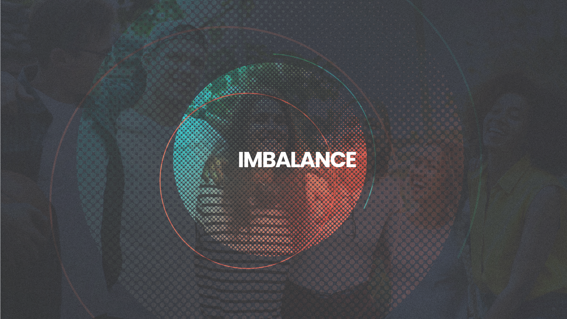 Imbalance sermon banner or art