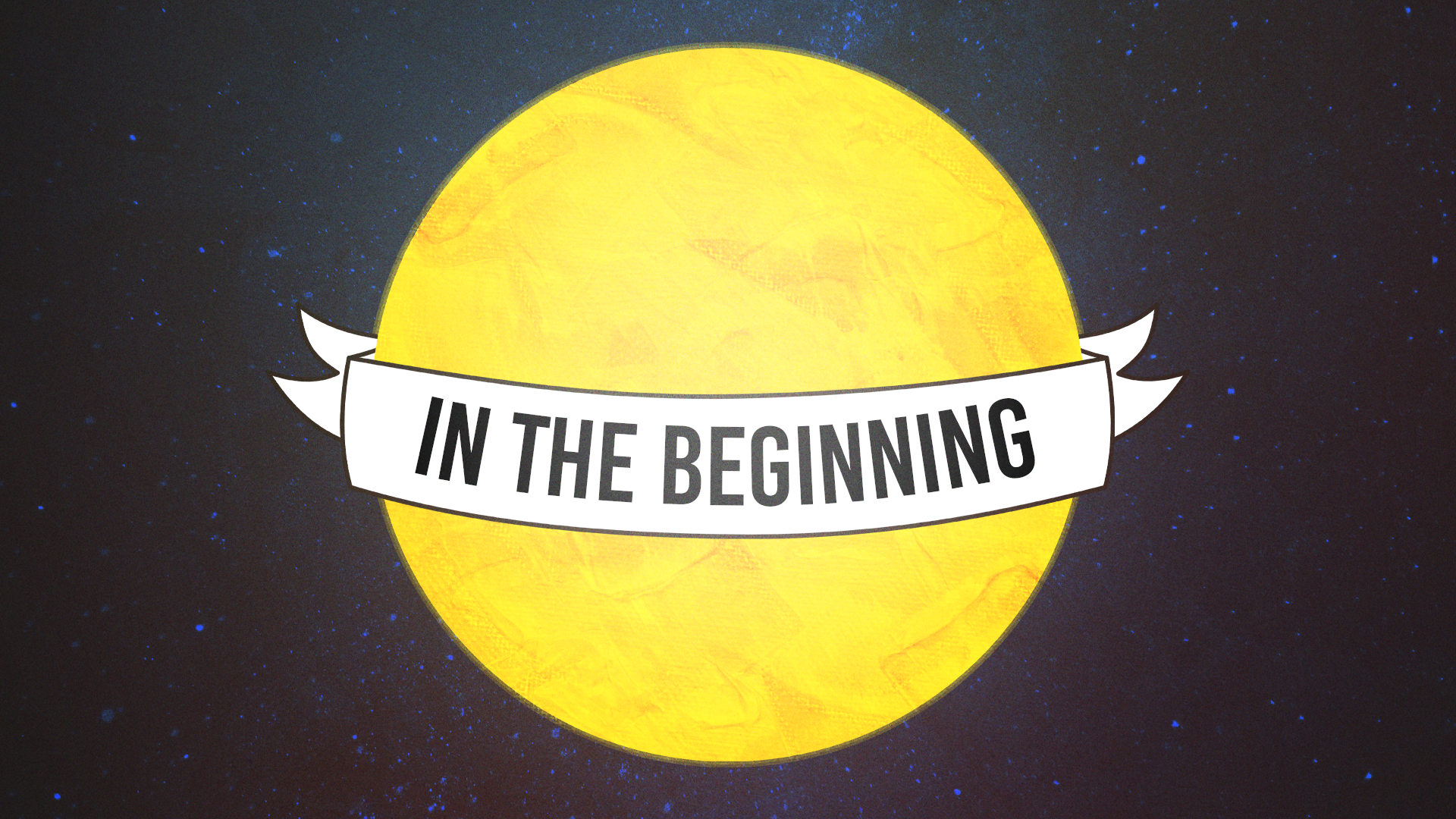 Sermon Graphic on In the beginning 2