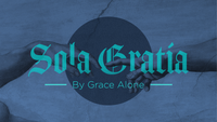 Sola Gratia sermon banner or graphic
