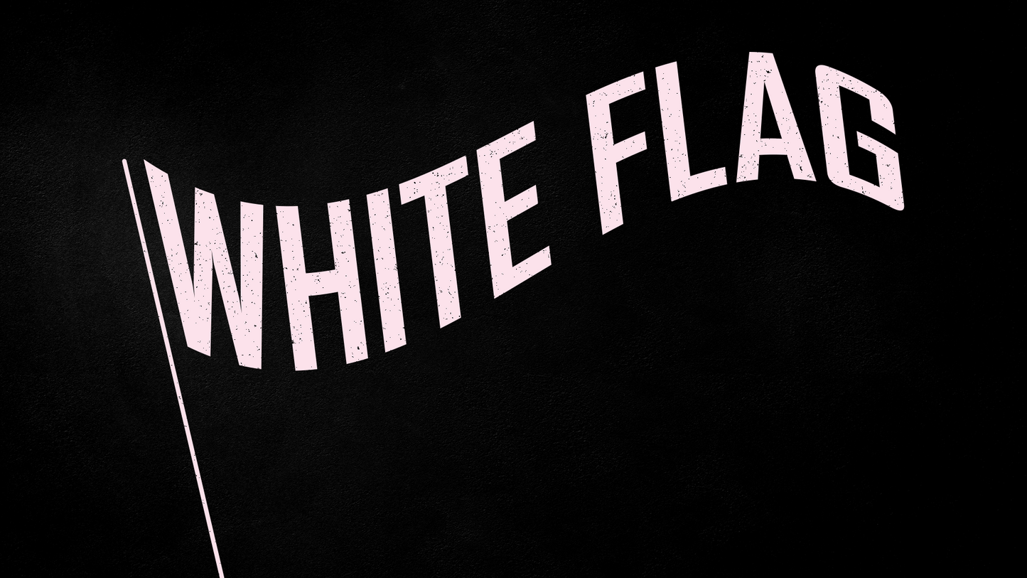 Sermon Graphic on White Flag