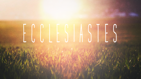 Sermon Graphic on the Book of Ecclesiastes